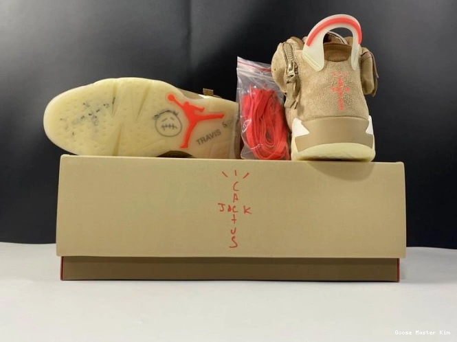 Jordan 6 Scott Air British Travis DH0690-200 Retro Khaki 0821